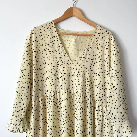 Artizia Little Moon Spritz Ruffle Tired Maxi Dress Pale Yellow Size Medium - Picture 7 of 10